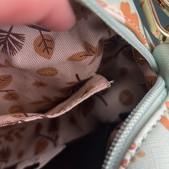 Loungefly Pokemon Eevee Pokemon Floral Heart Logo Crossbody Removable Strap RARE - Picture 11 of 11